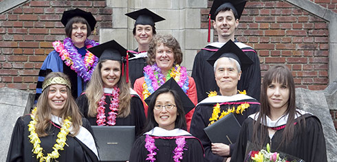 graduation group photo