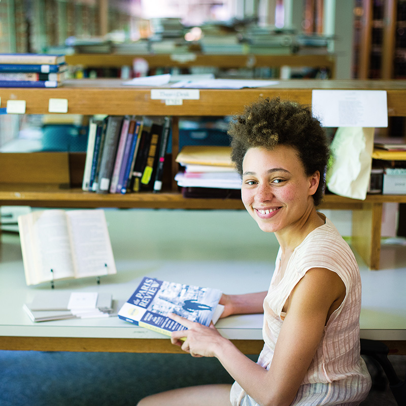 Reed College student Jo Stewart