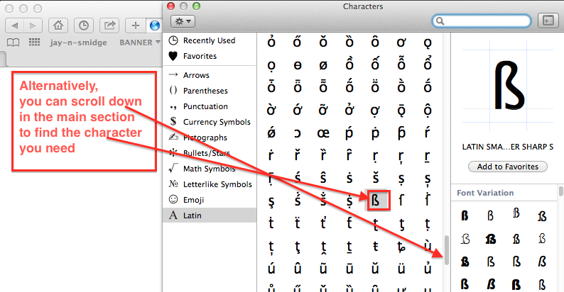 Inserting Special Characters (UTF8 character set) in Banner Forms - CIS ...