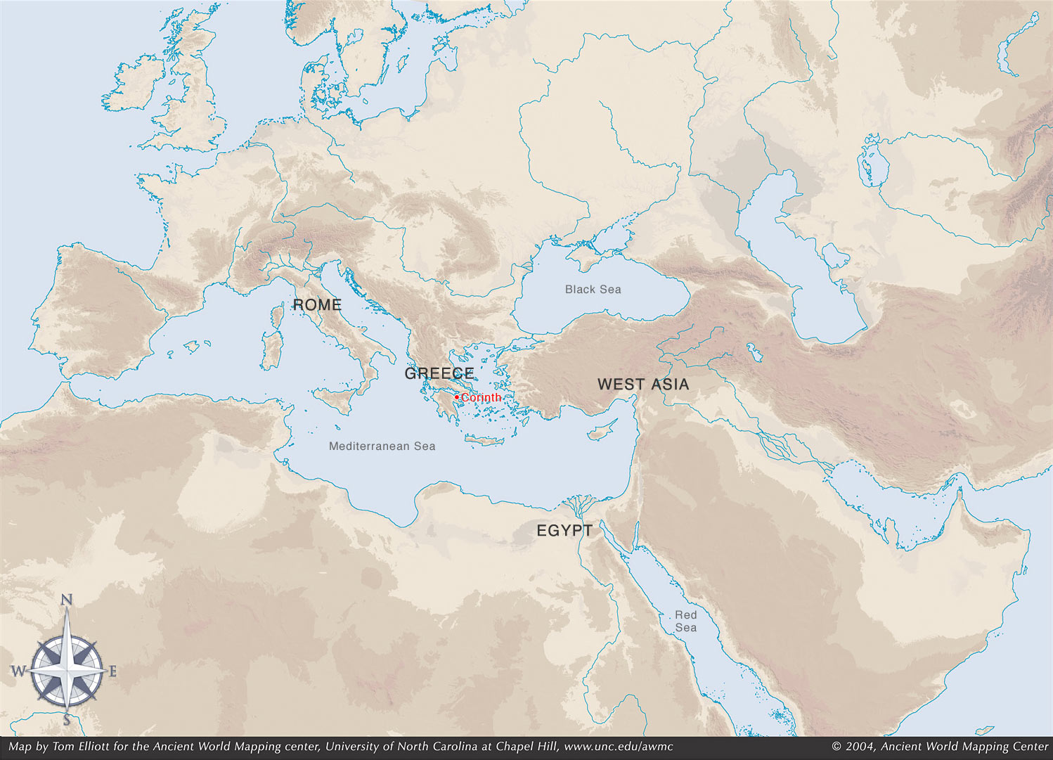The Olympian Gods – Digital Maps of the Ancient World