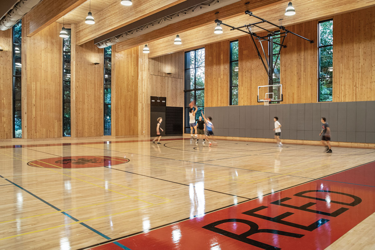 Renovated Sports Center Is a Community Gathering Place