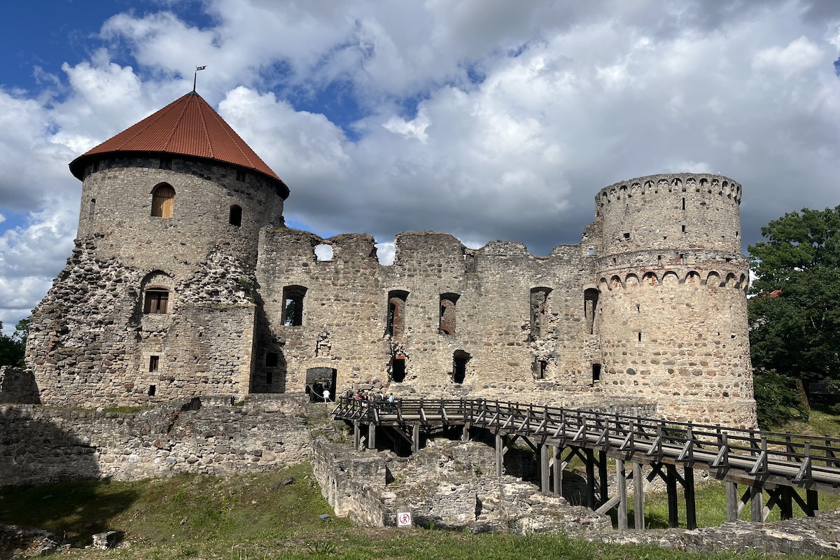 Ruins of Cēsis Castle, Latvia 