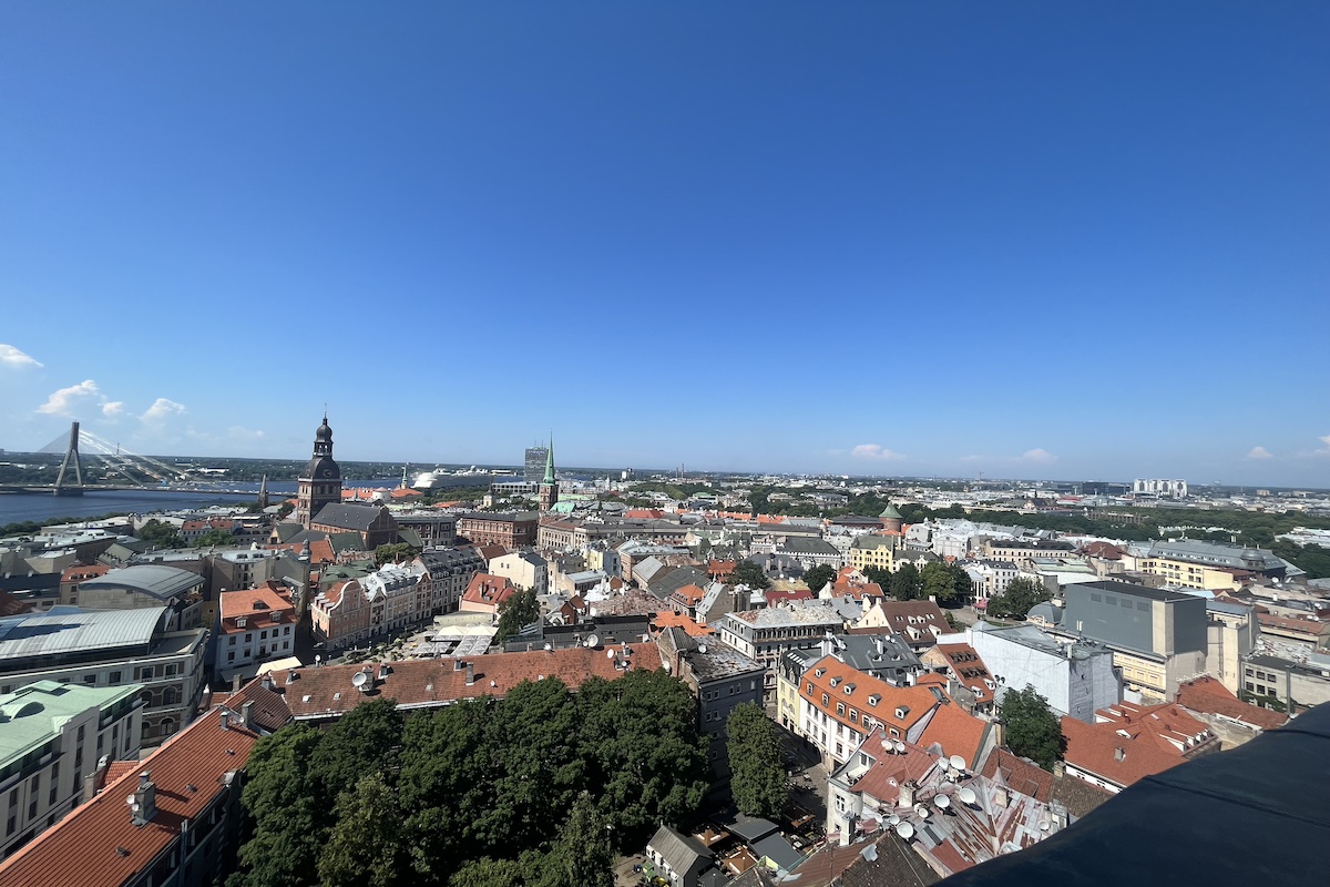 View Riga skyline, Latvia 